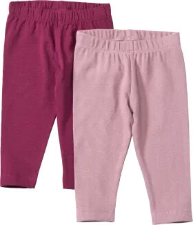 Leggings, rosa + lila, Gr. 110, 2 St