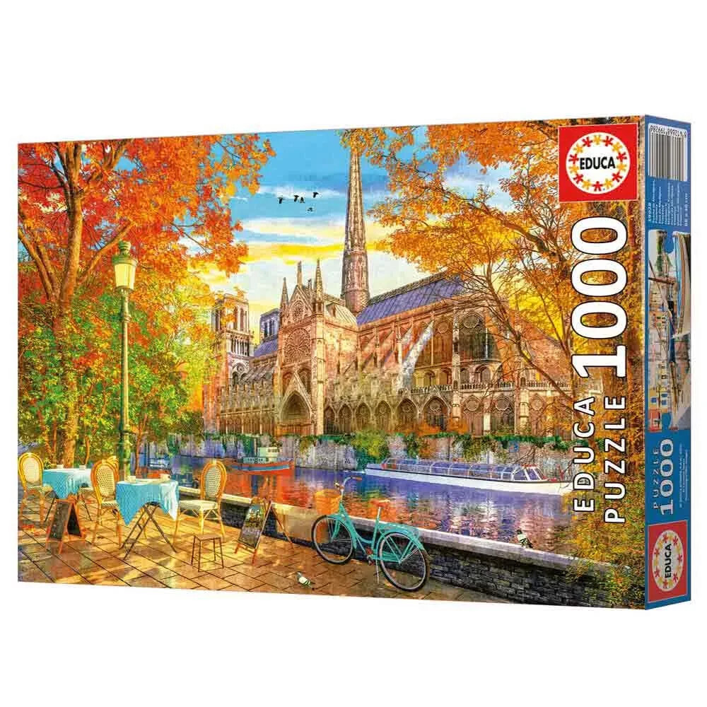 EDUCA 1000 Pieces Otoño En Notre Dame puzzle