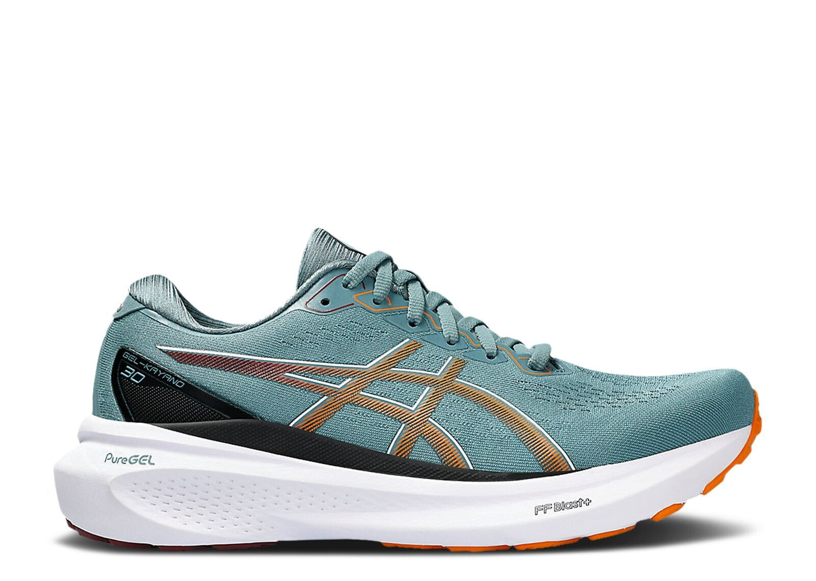 Gel Kayano 30 'Foggy Teal Bright Orange'