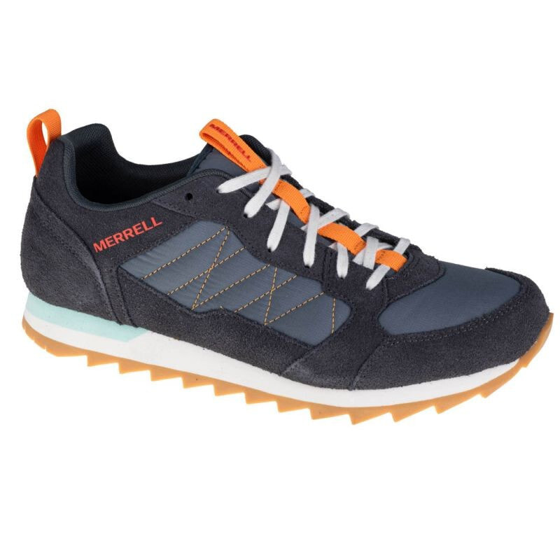 Мужские кроссовки спортивные треккинговые синие текстильные  низкие демисезонные Merrell Alpine Sneaker M J16699 shoes