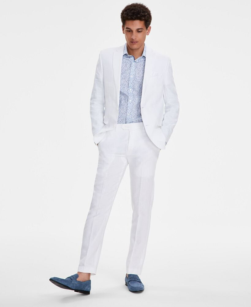 Bar III men's Slim-Fit Linen Suit Jackets, Created for Macy's