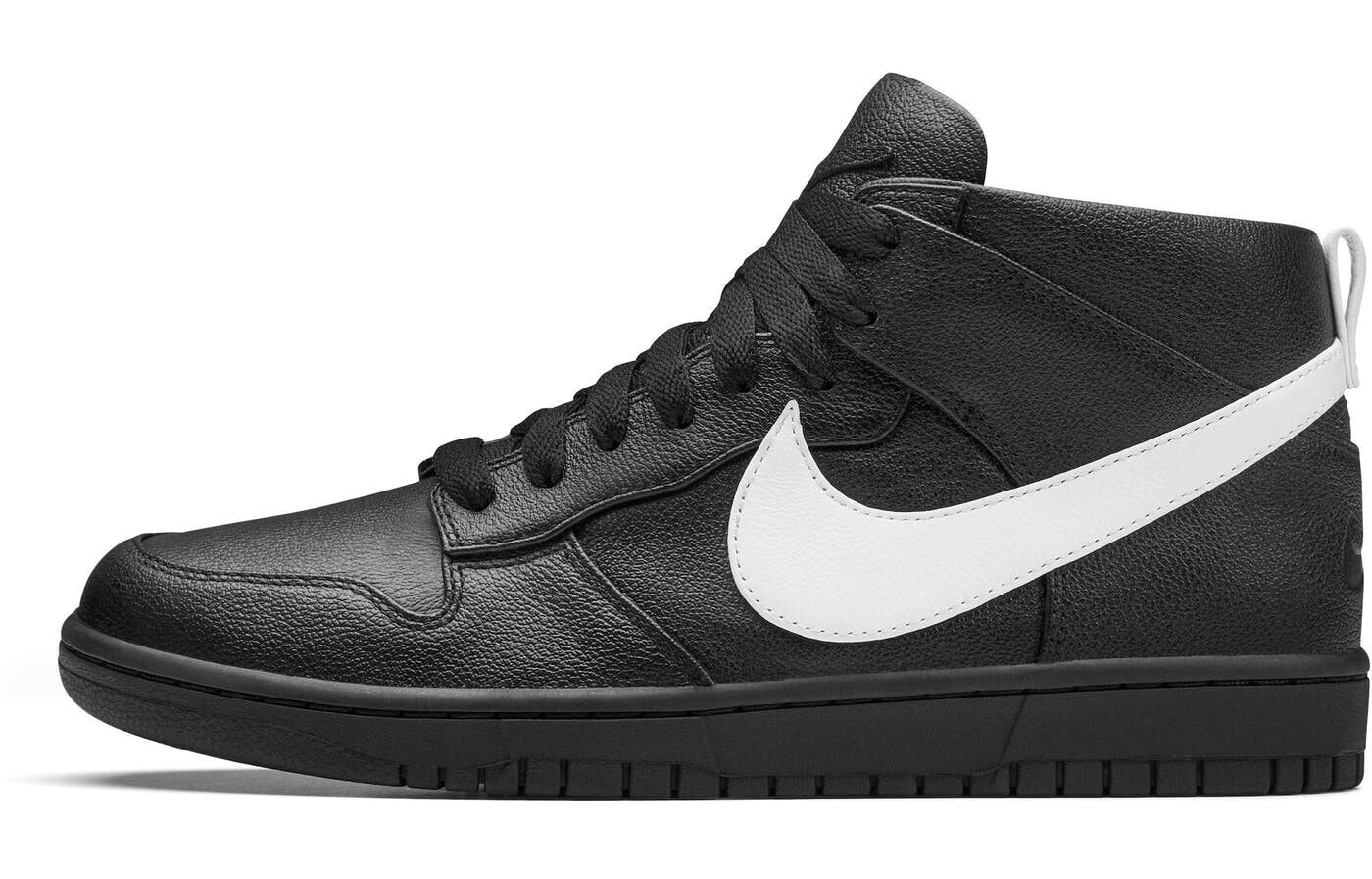 Nike Dunk High Lux Chukka Riccardo Tisci Black 中帮 板鞋 男女同款 黑 / Кроссовки Nike Dunk High 910088-001