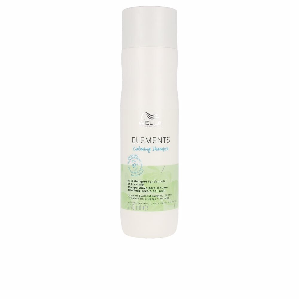 Wella Elements Calming Shampoo Успокаивающий мягкий шампунь для чувствительной или сухой кожи головы 250 мл