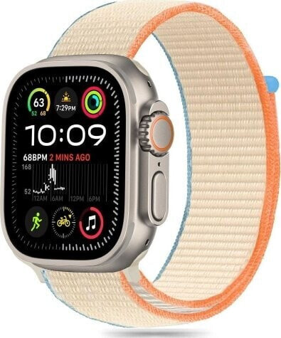 Tech-Protect TECH-PROTECT NYLON APPLE WATCH 6 / 7 / 8 / 9 / 10 / SE / ULTRA 1 / 2 (44 / 45 / 46 / 49 MM) CREAM