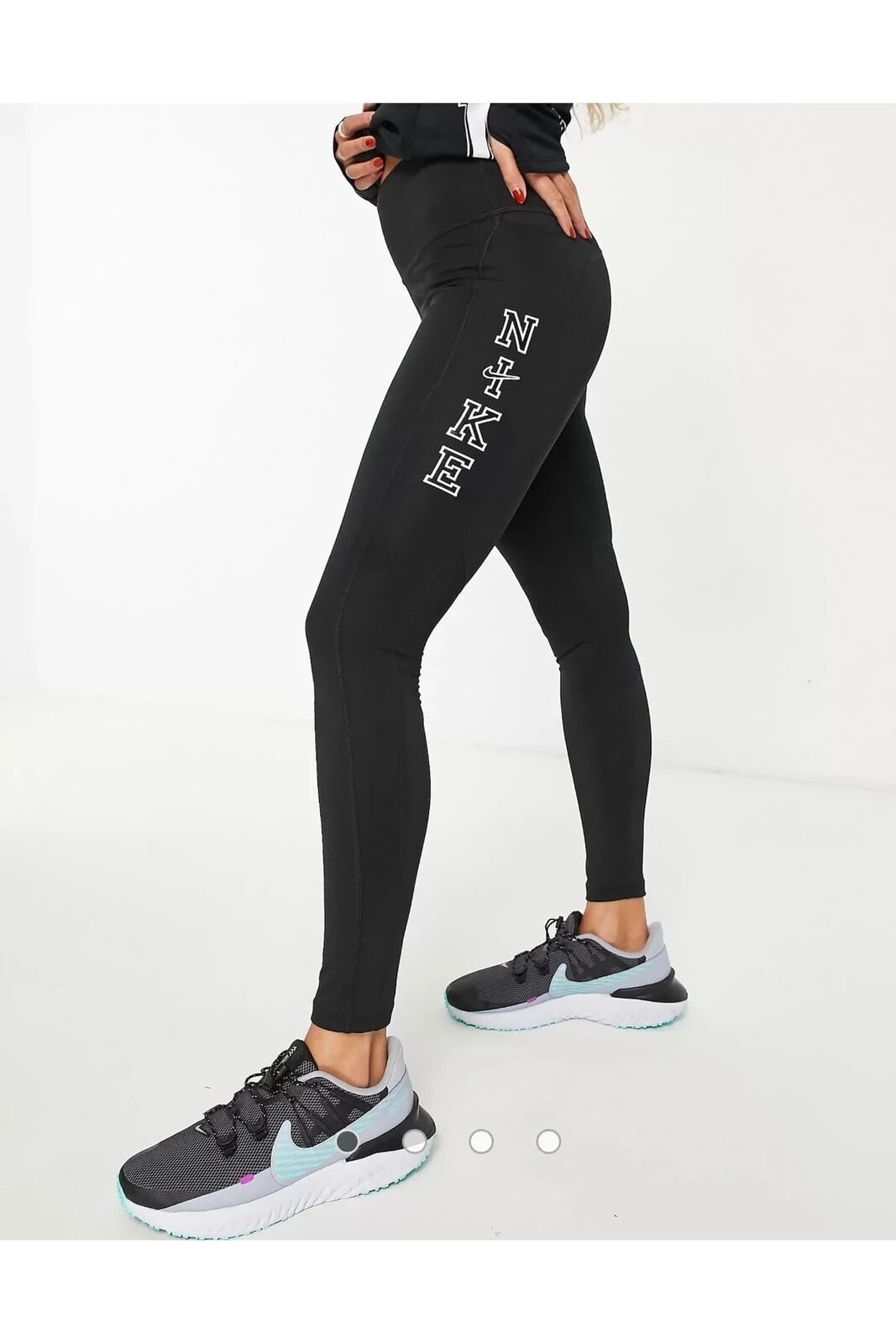 Dri-Fit Epic Fast Mid-Rise 7/8 Running Siyah Kadın Tayt