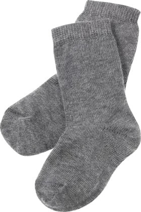 Socken, grau, Gr. 19/22, 1 St