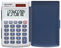 Sharp EL-243S калькулятор Карман Базовый Серебристый