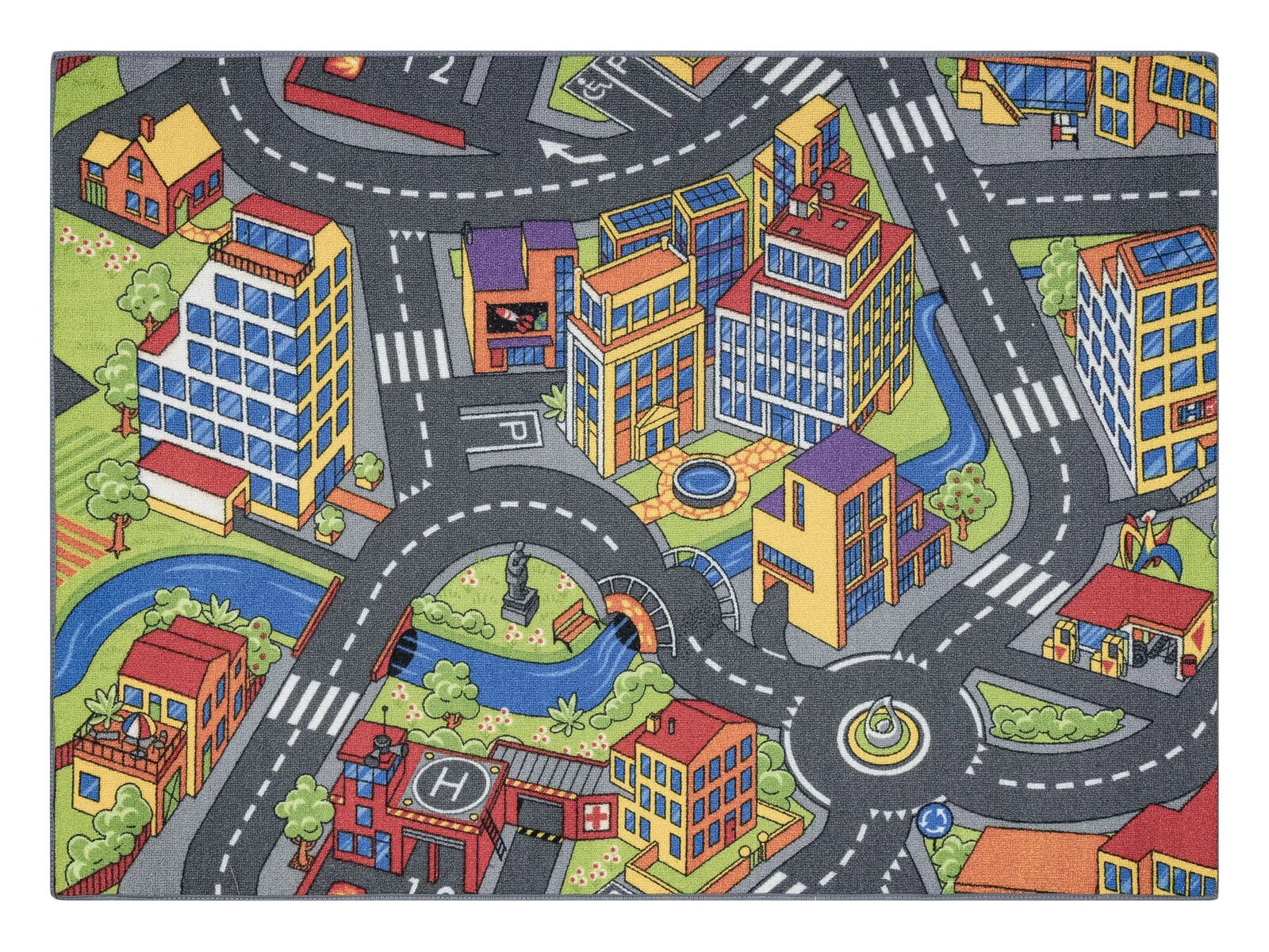 Tapis Rebel Roads Town Life 97 Grande