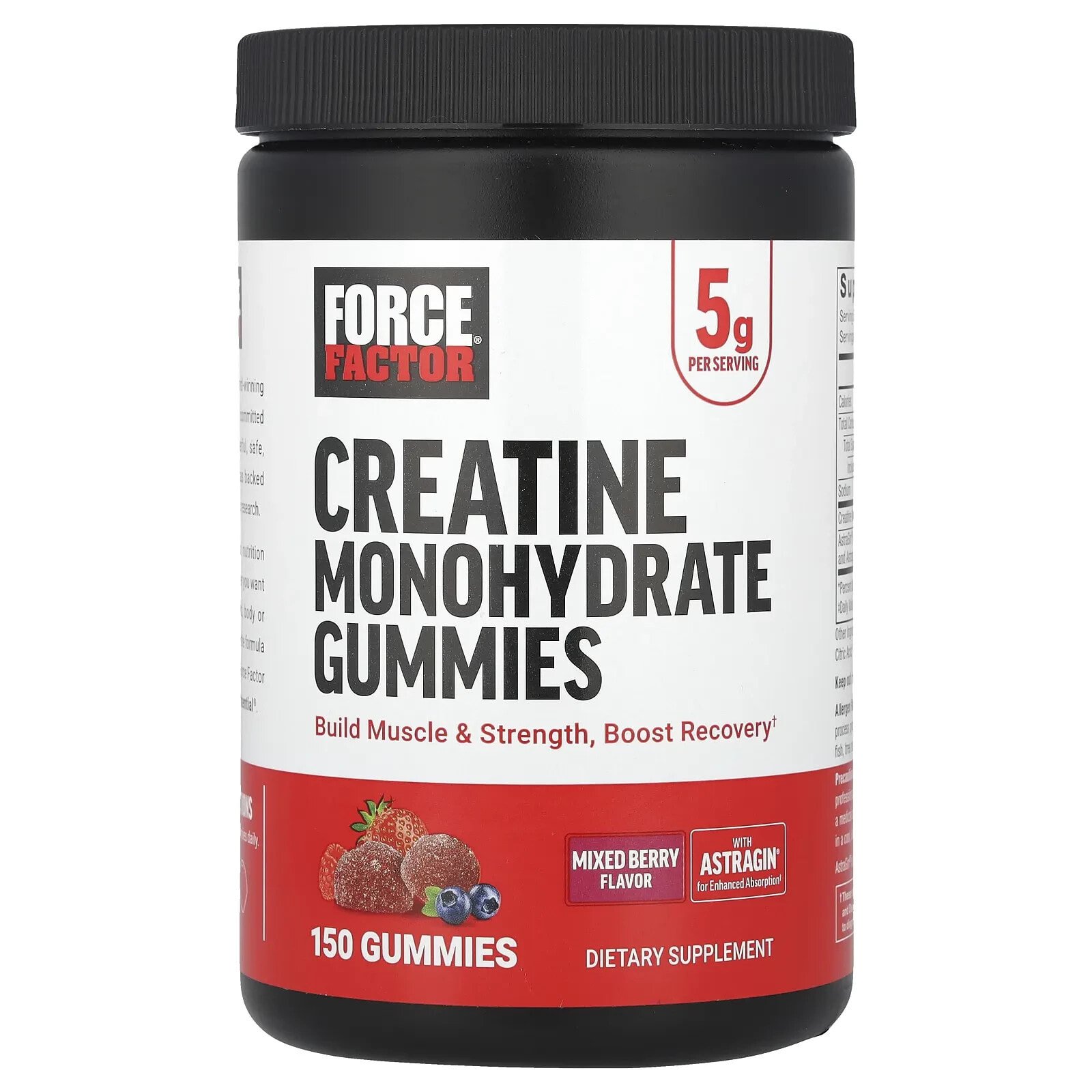 Creatine Monohydrate Gummies, Mixed Berry, 5 g, 150 Gummies