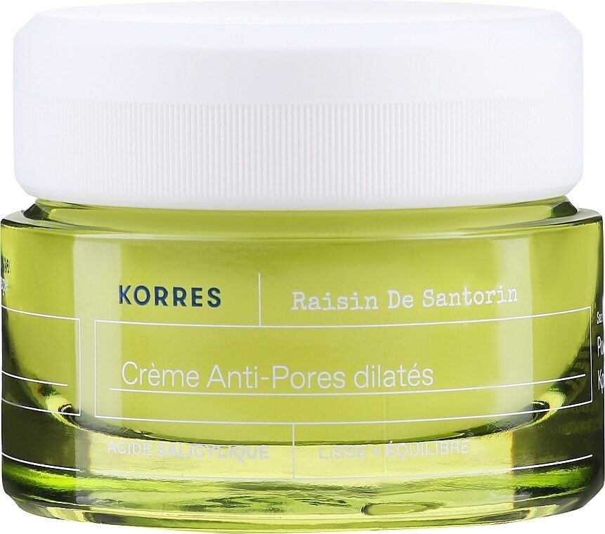 Leichtes feuchtigkeitsspendendes Gesichtscreme-Gel - Korres Santorini Grape Poreless Skin Cream