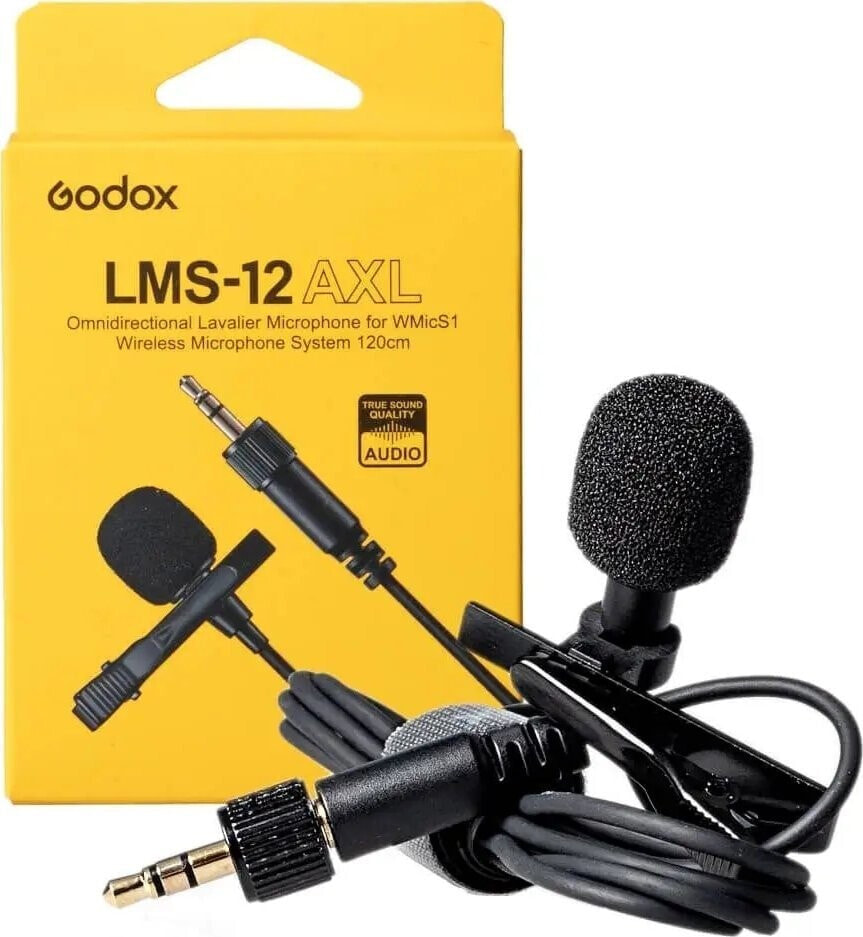 Mikrofon GODOX Godox LMS-12 AXL Microphone Omni-directional Lavalier