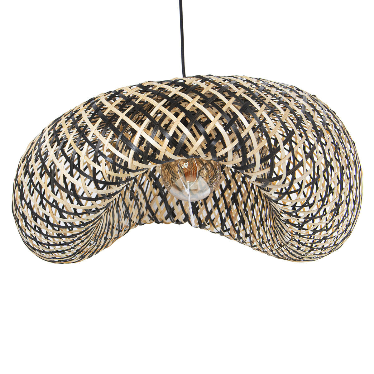 Ceiling Light Alexandra House Living Brown Natural Rattan Natural Fibre 40 W 75 x 28 x 53 cm