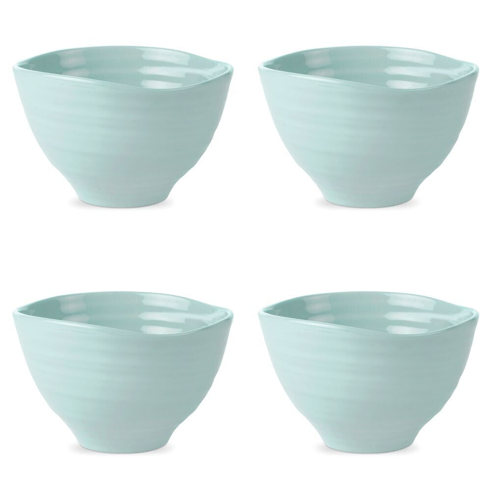 Portmeirion sophie Conran Celadon Small Footed Bowl Set of 4