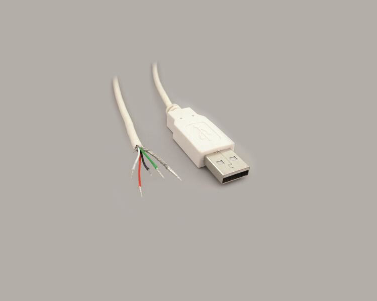 BKL Electronic 10080110 USB кабель 1,8 m 2.0 USB A Белый