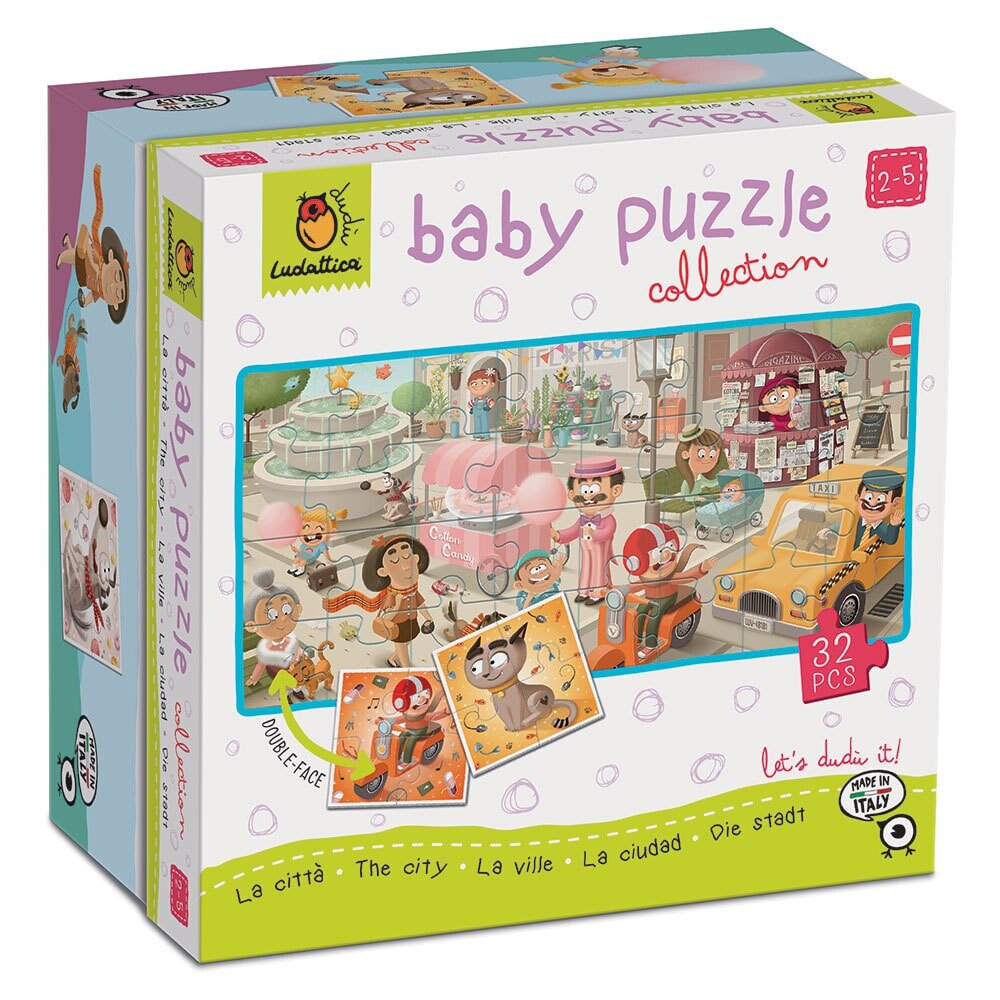 LUDATTICA Dudu Baby Collection The City Puzzle