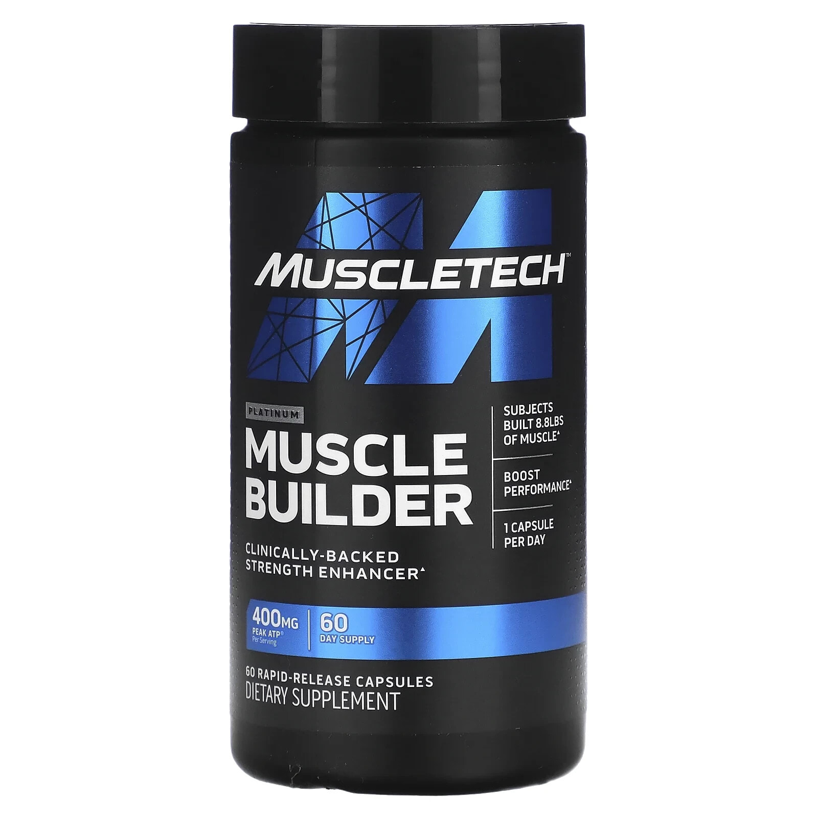 MuscleTech, Platinum Muscle Builder, 30 Rapid-Release Capsules