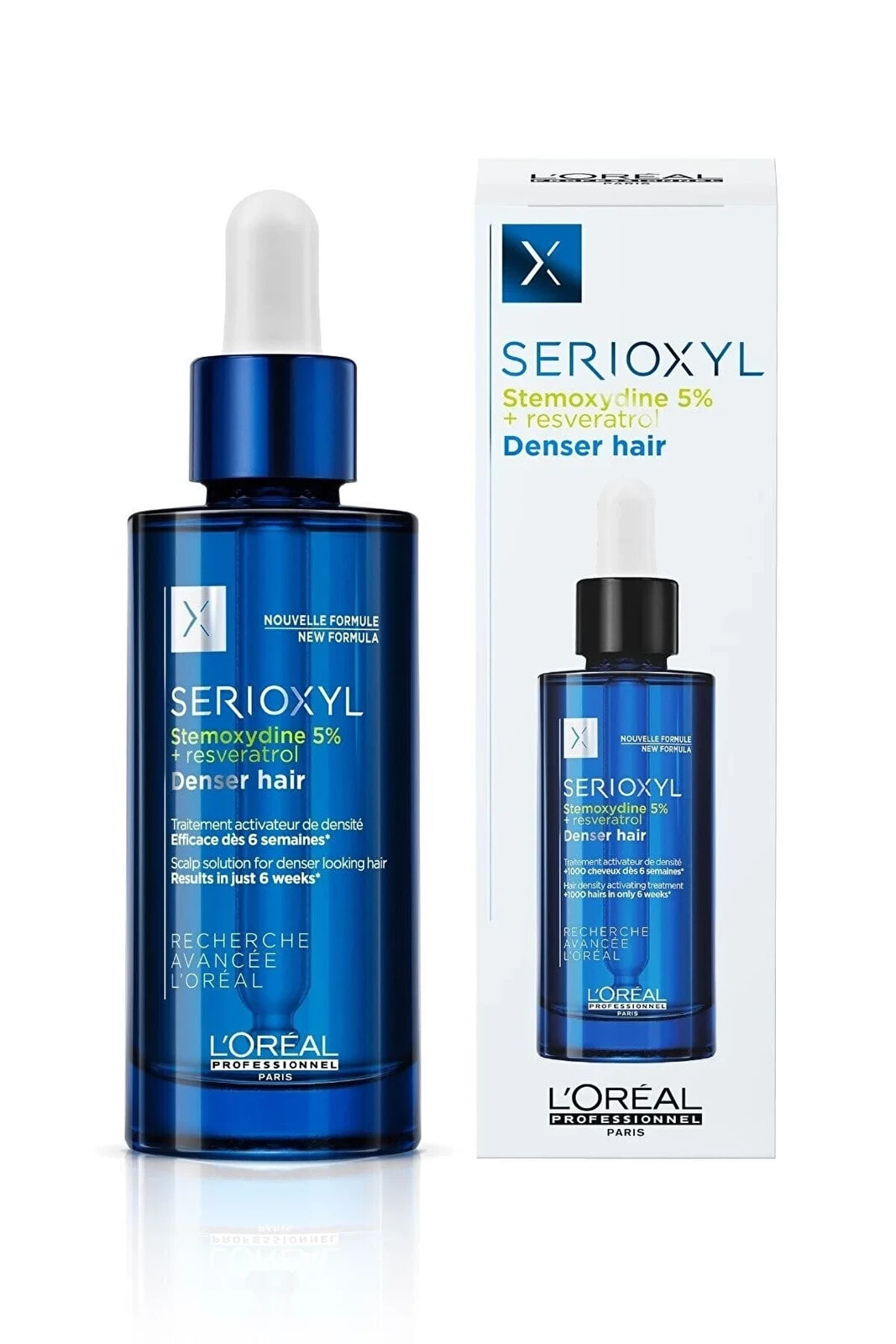 Orıjınal Yeni Ürün Loreal Serioxyl Denser Hair Yoğunluk Arttırıcı Serum Stemoxydine Resveratrol 90ml