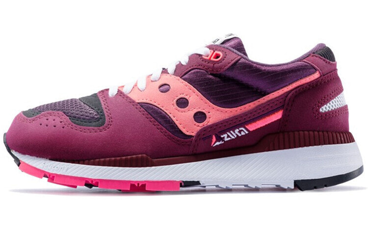 Saucony Azura 经典复古 低帮 跑步鞋 女款 褐红粉 / Кроссовки Saucony Azura S60437-19