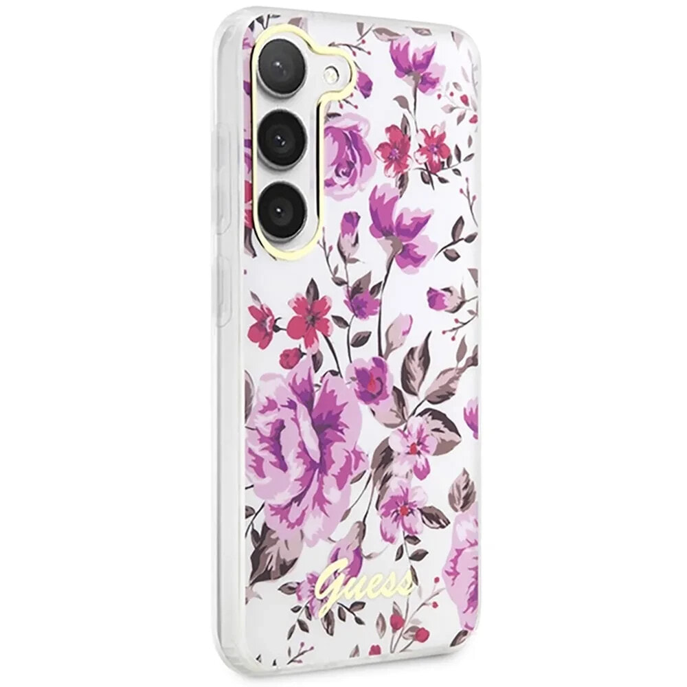 GUESS GUHCS23SHCFWST S23 S911 Flower Collection phone case