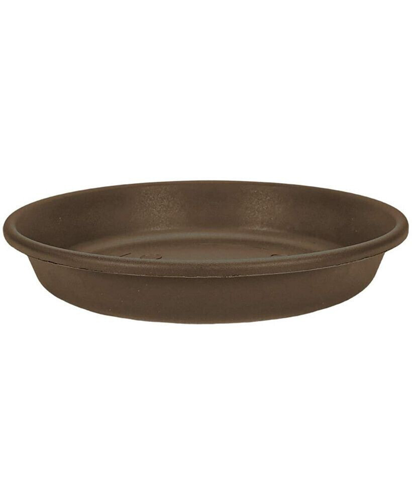 The HC Companies plastic Saucer for Classic Pot, 16 - Chocolate