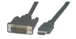 MCL Cable HDMI / DVI-D (24+1) 2.0 m - 2 m - HDMI - DVI-D
