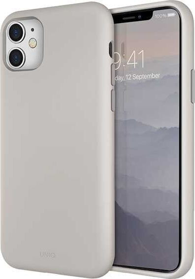 чехол силиконовый серый iPhone 11 Pro Max Uniq