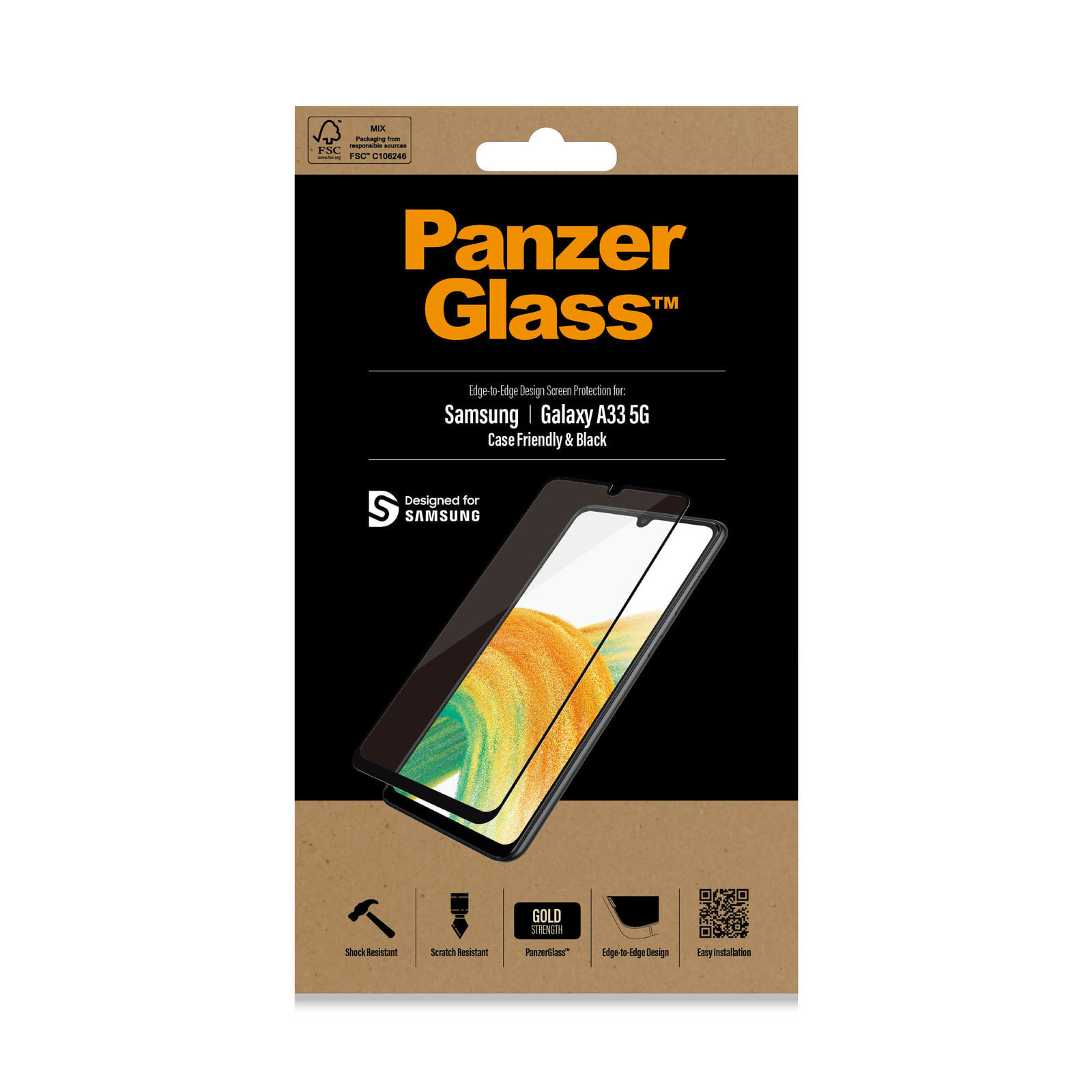 PanzerGlass 7291 защитная пленка / стекло для мобильного телефона Прозрачная защитная пленка Samsung 1 шт