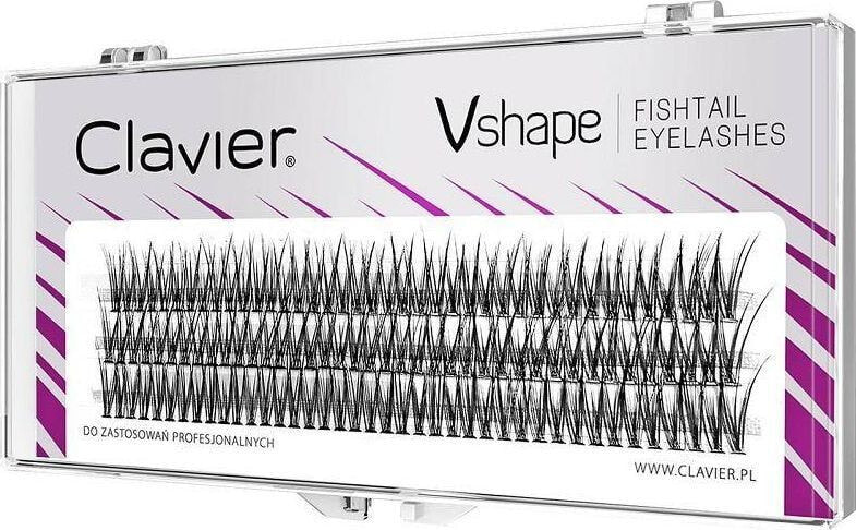 Clavier Vshape  8 mm Накладные ресницы в пучках