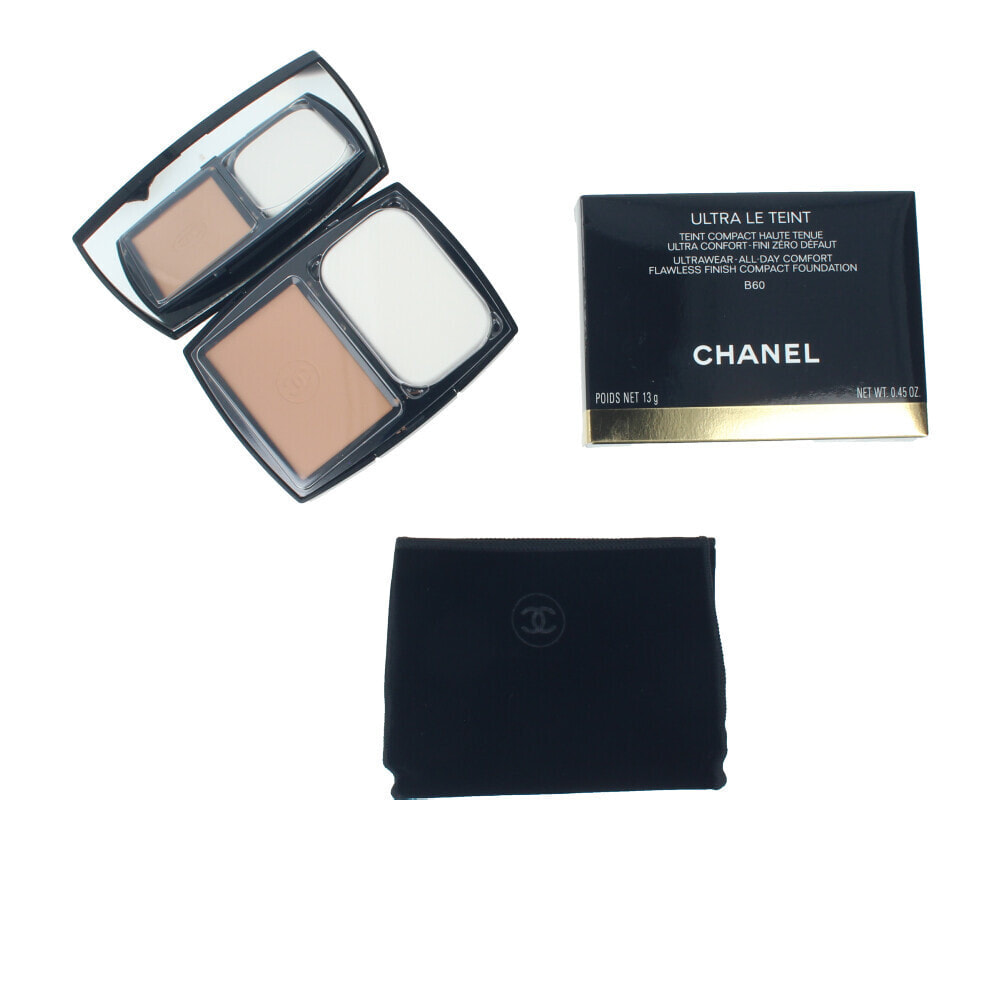 Chanel Le Teint Ultra Compact Spf15 No. B60 Компактная матирующая пудровая тональная основа