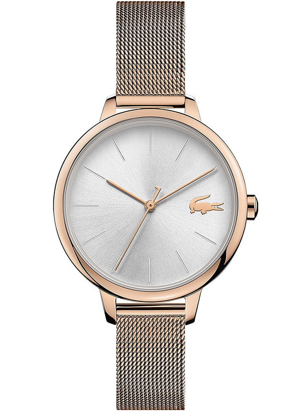 Женские наручные кварцевые часы Lacoste ремешок из нержавеющей стали.
