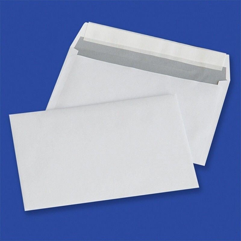 Конверт Office Products Koperty z taśmą silikonową OFFICE PRODUCTS, HK, C6, 114x162mm, 80gsm, 1000szt., białe