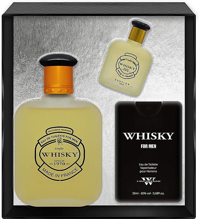 Evaflor Whisky - Duftset (Eau de Toilette 100ml + Eau de Toilette 10ml + Eau de Toilette 20ml)