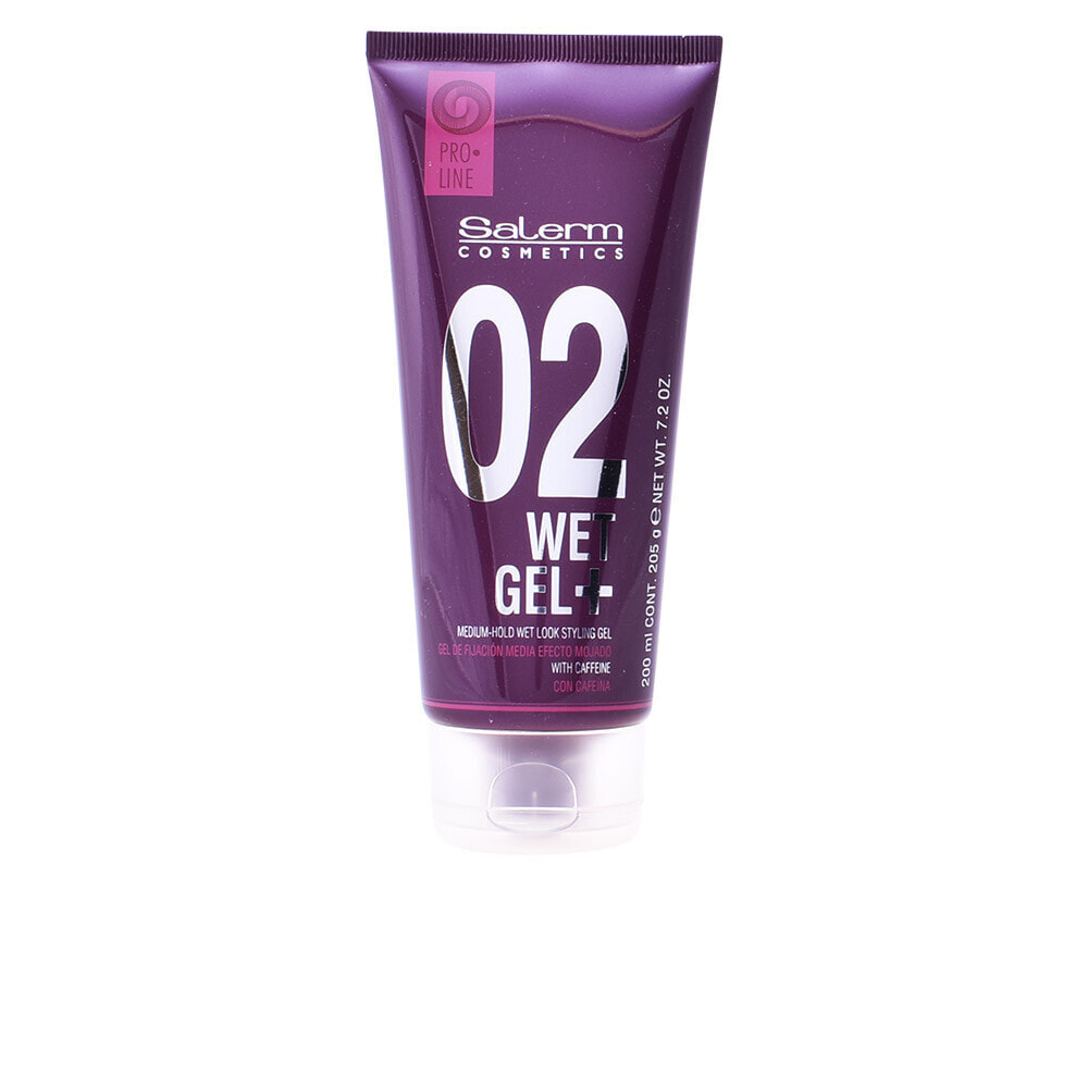 Salerm Wet Gel 02 Medium Hold Styling Gel Эластичный, стойкий гель для укладки волос 200 мл