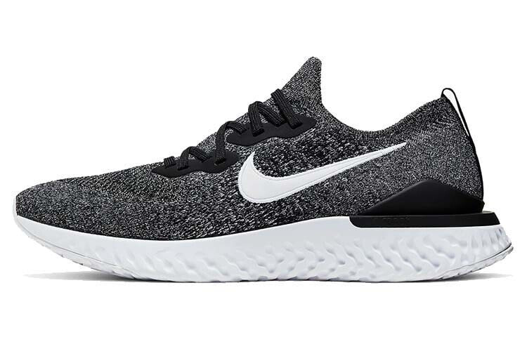 Nike Epic React Flyknit 2 低帮 跑步鞋 男款 黑白色 / Кроссовки Nike Epic React BQ8928-010