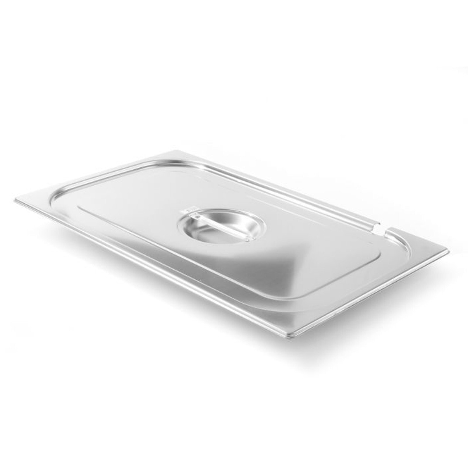 Steel lid for GN Kitchen Line with a cutout for a ladle GN 1/1 - Hendi 806913