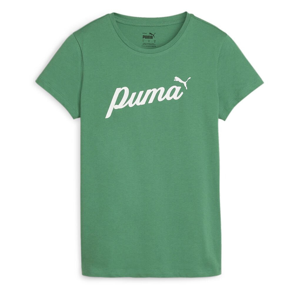 PUMA Ess+ Blossom Script Short Sleeve T-Shirt