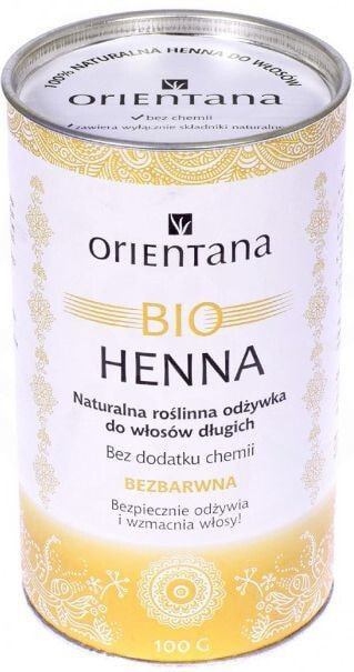 Бальзам для поврежденных волос Orientana BIO Henna Bezbarwna Odżywka 100g