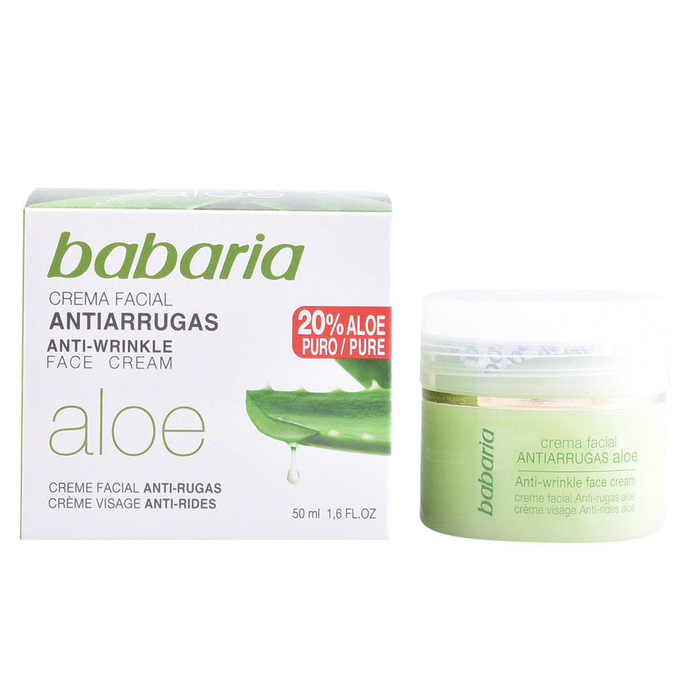 Babaria Anti-Wrinkle Aloe Cream Увляжняющий крем  с алоэ вера против морщин 50 мл