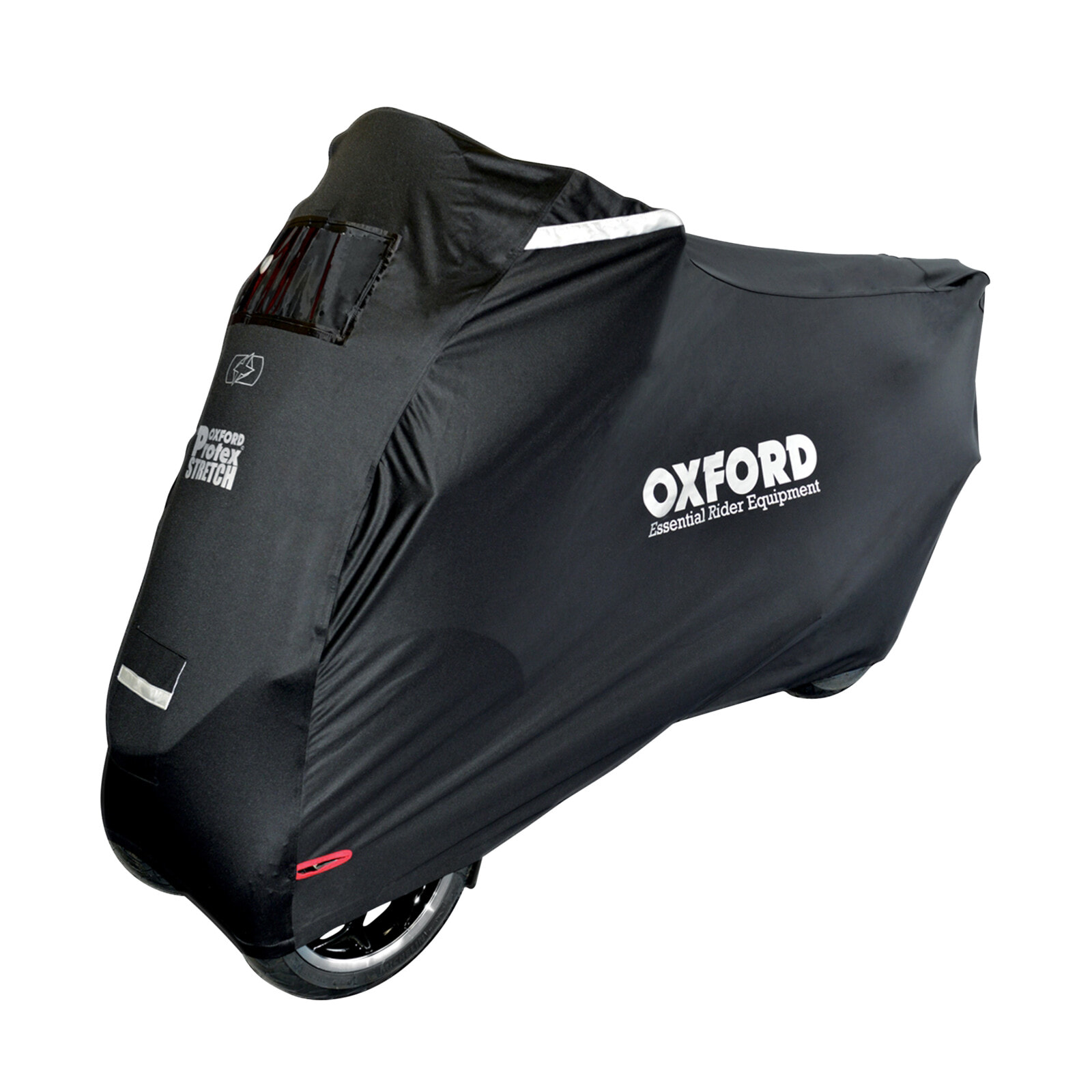 Motorradabdeckung Oxford Protex Stretch MP3 Schwarz