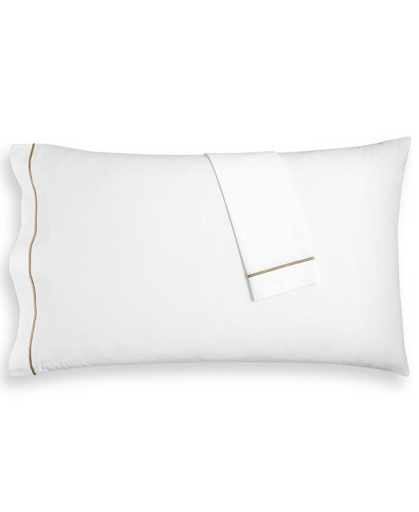 Hotel Collection italian Percale 100% Cotton Flat Sheet, Twin, Created for Macy's