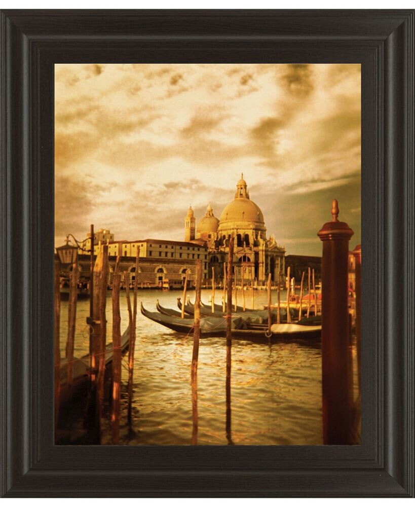 Classy Art venezia Sunset II by Thompson Framed Print Wall Art, 22