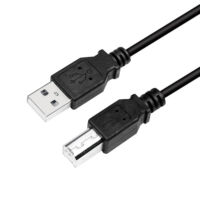 LogiLink CU0007B USB кабель 2 m 2.0 USB A USB B Черный