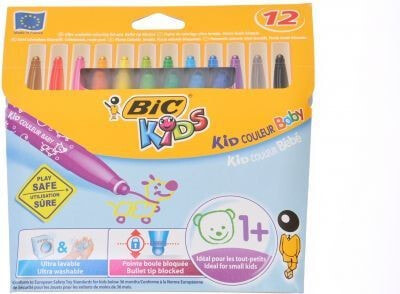 Bic Flamasty Kid Couleur Baby 12 colors (902080)