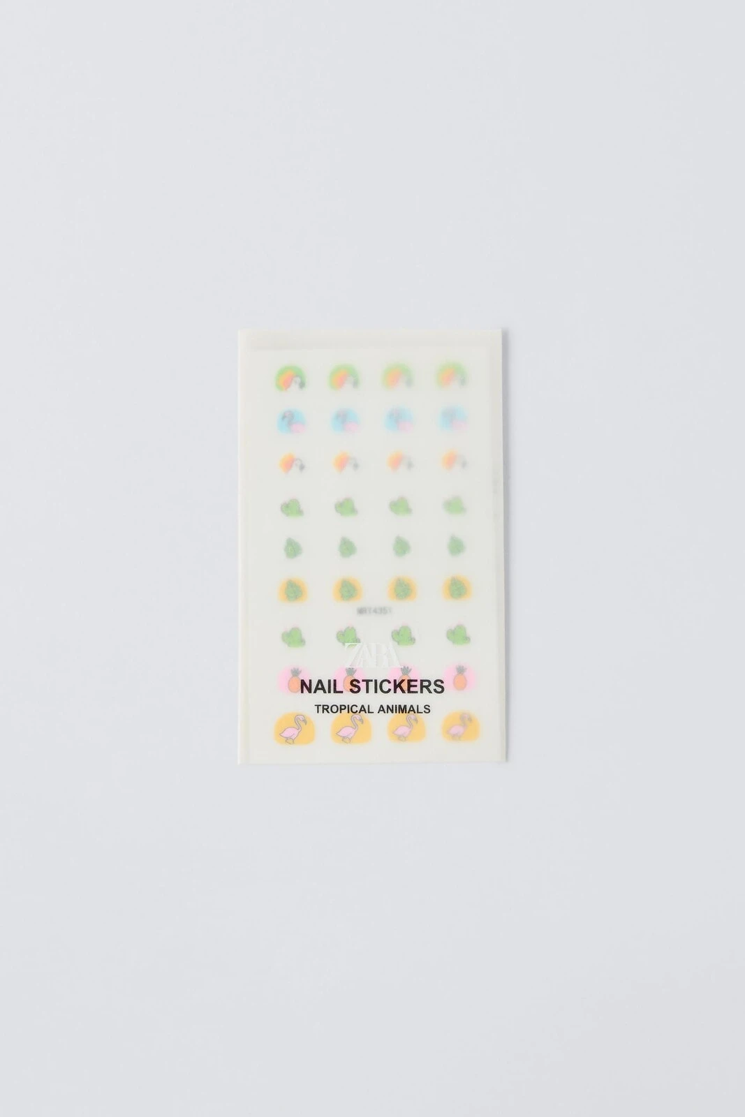 Zara tropical animal nail stickers