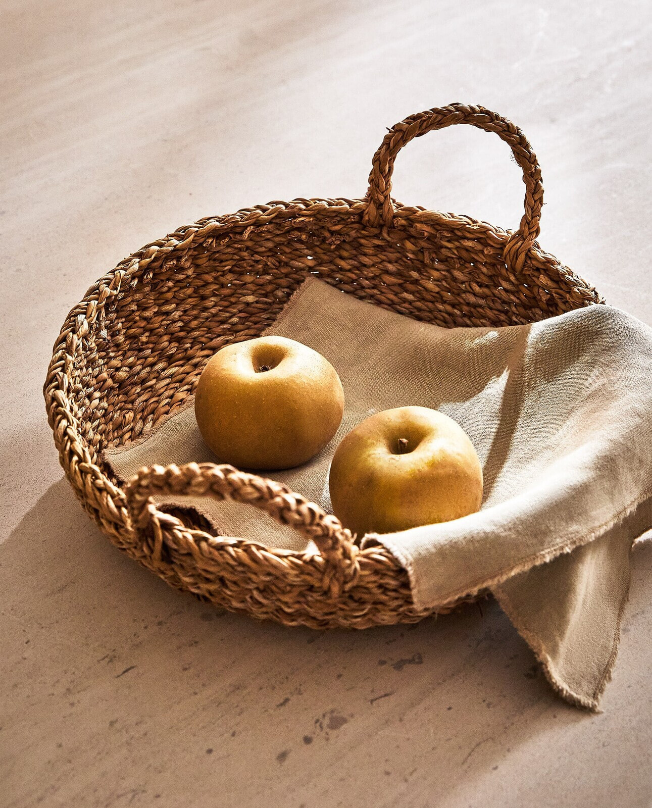 Large basket with handles