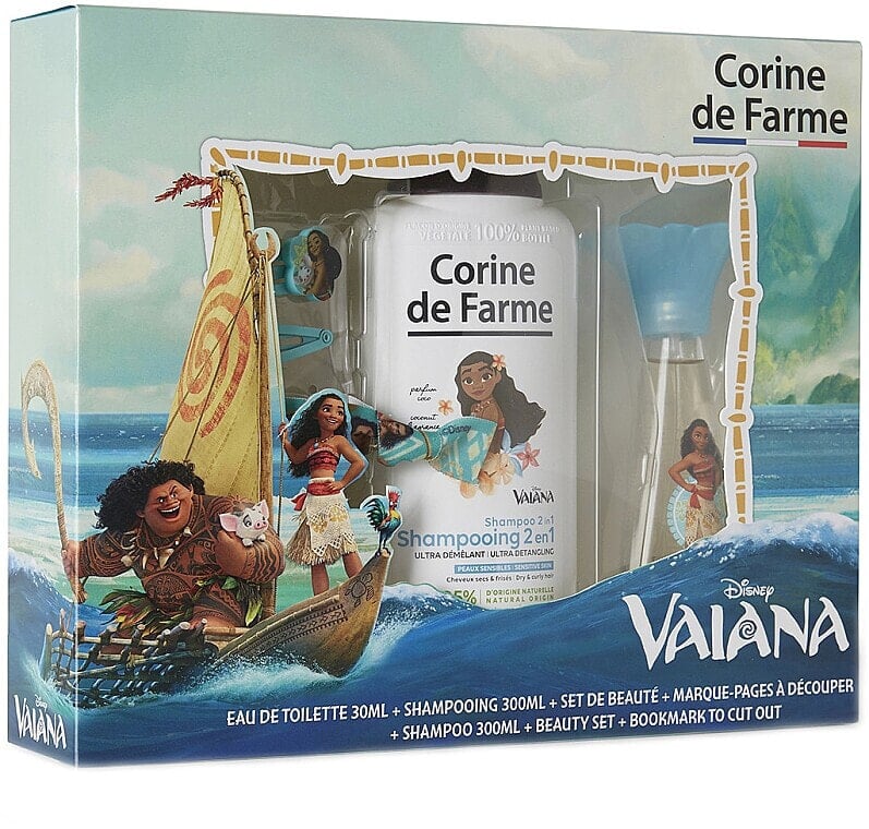 Corine de Farme Vaiana - Duftset (Eau de Toilette 30 ml + Shampoo 300 ml + Zubehör)