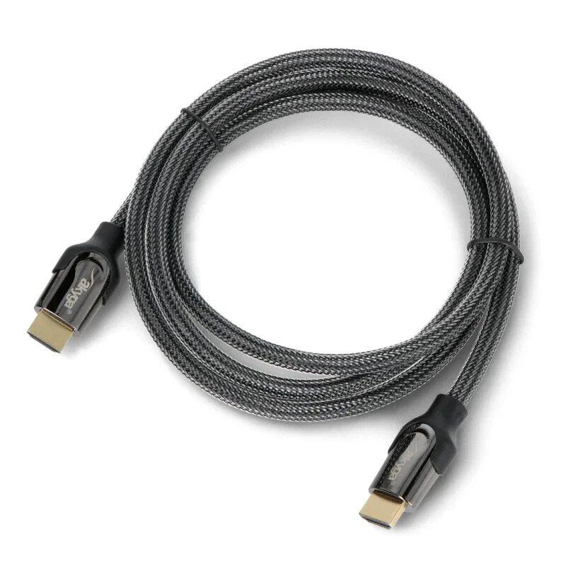 HDMI Cable shielded CU 48Gb/s - 1,5m - black - Akyga AK-HD-30S