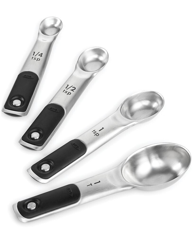 OXO good Grips Set of 4 Stainless Steel Magnetic Measuring Spoons