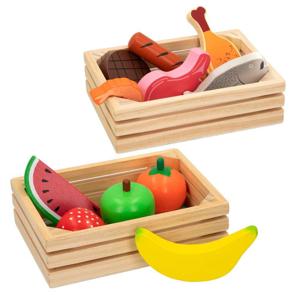 WOOMAX Set Wooden Boxes Meals 2 Units
