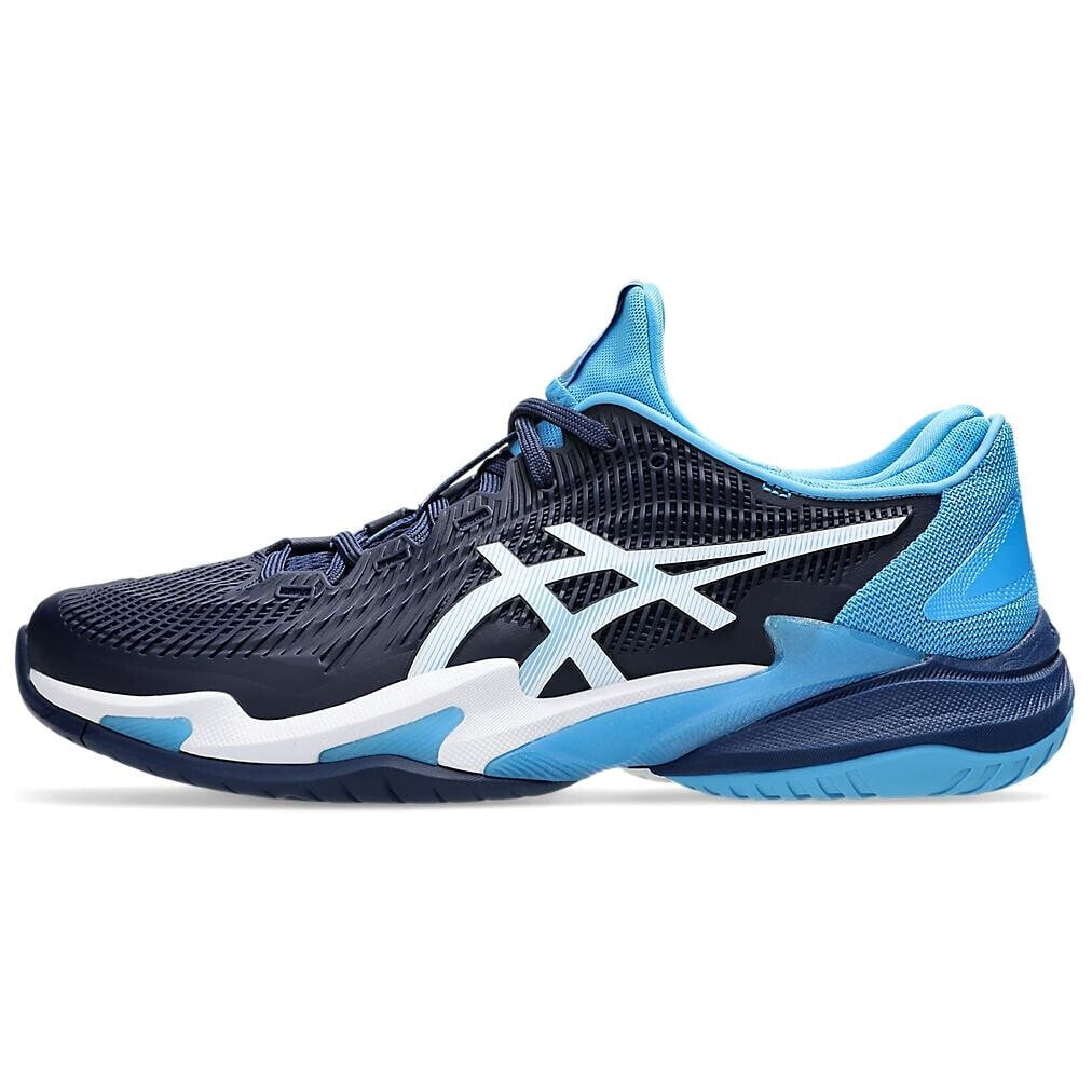 Asics Court FF 3 Novak Tennis Shoes Men Low-Top Blue Vast/White